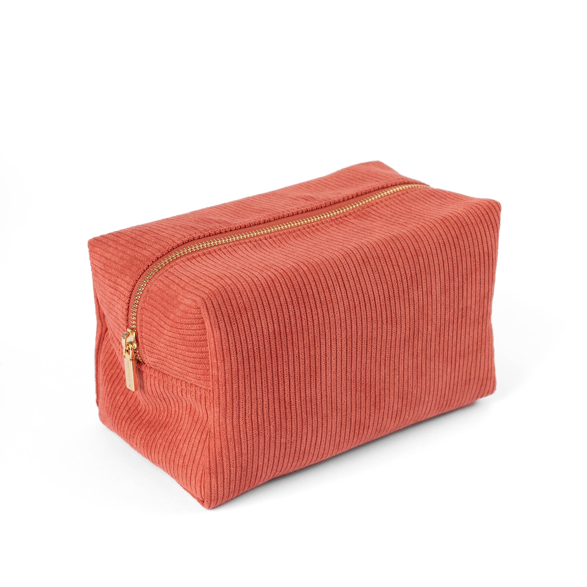 coral cosmetic bag