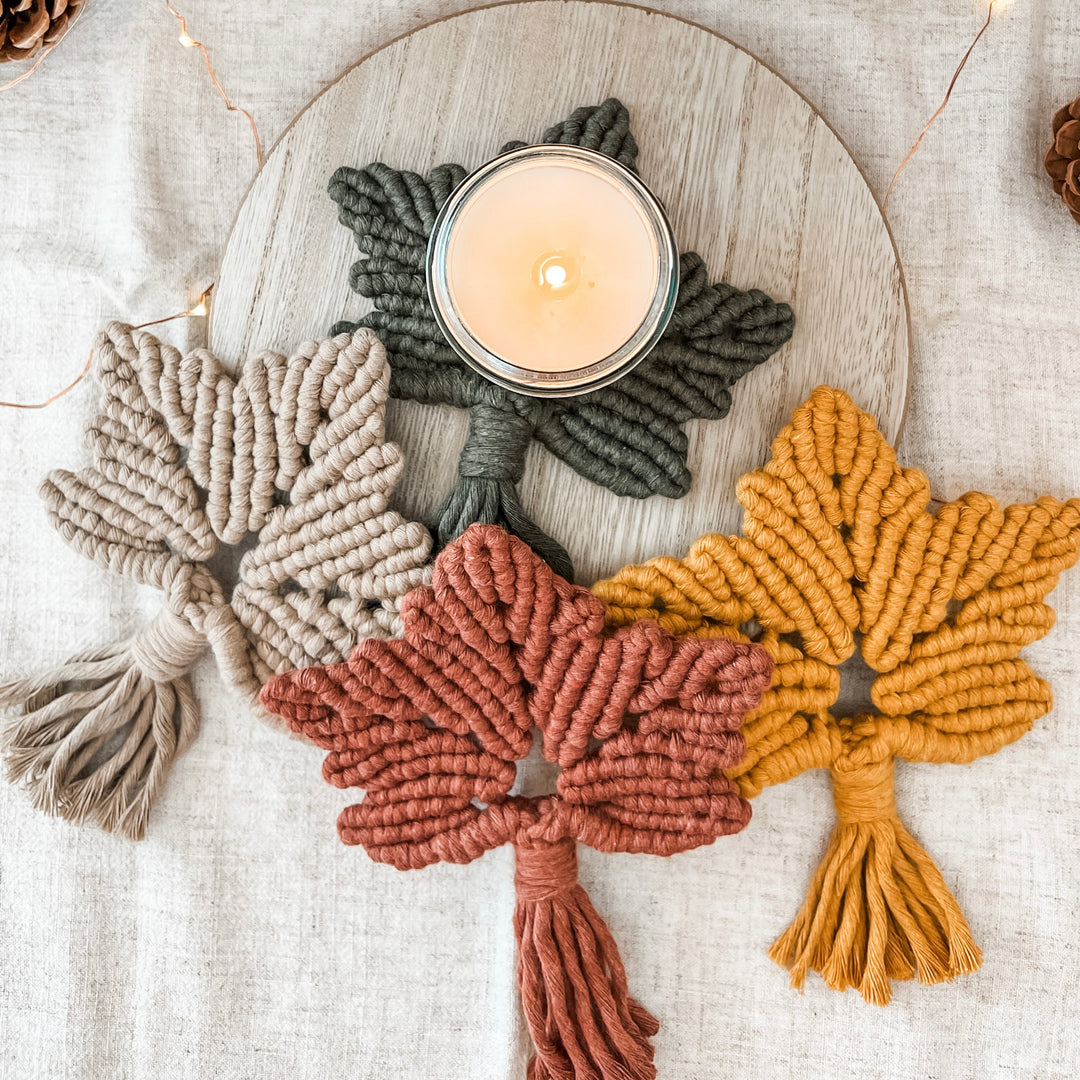 maple leaf coaster bundle