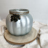 pumpkin planter pot - silver