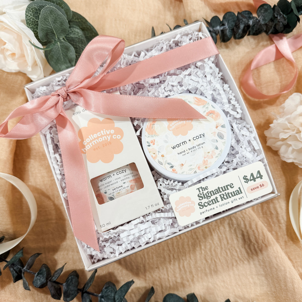 signature scent ritual: warm + cozy