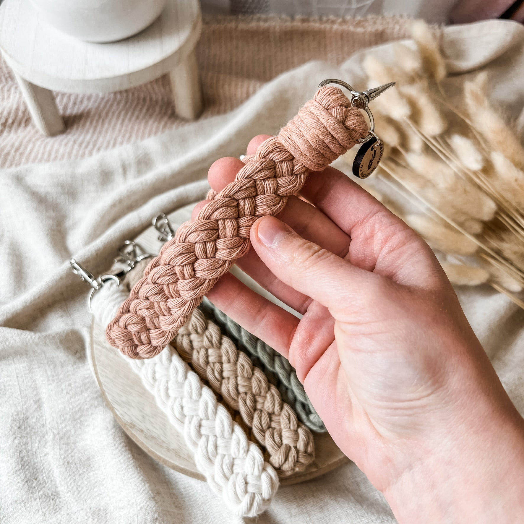 braided macrame wristlet – Collective Harmony Co