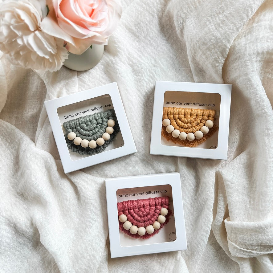 summer boho car vent clip diffuser