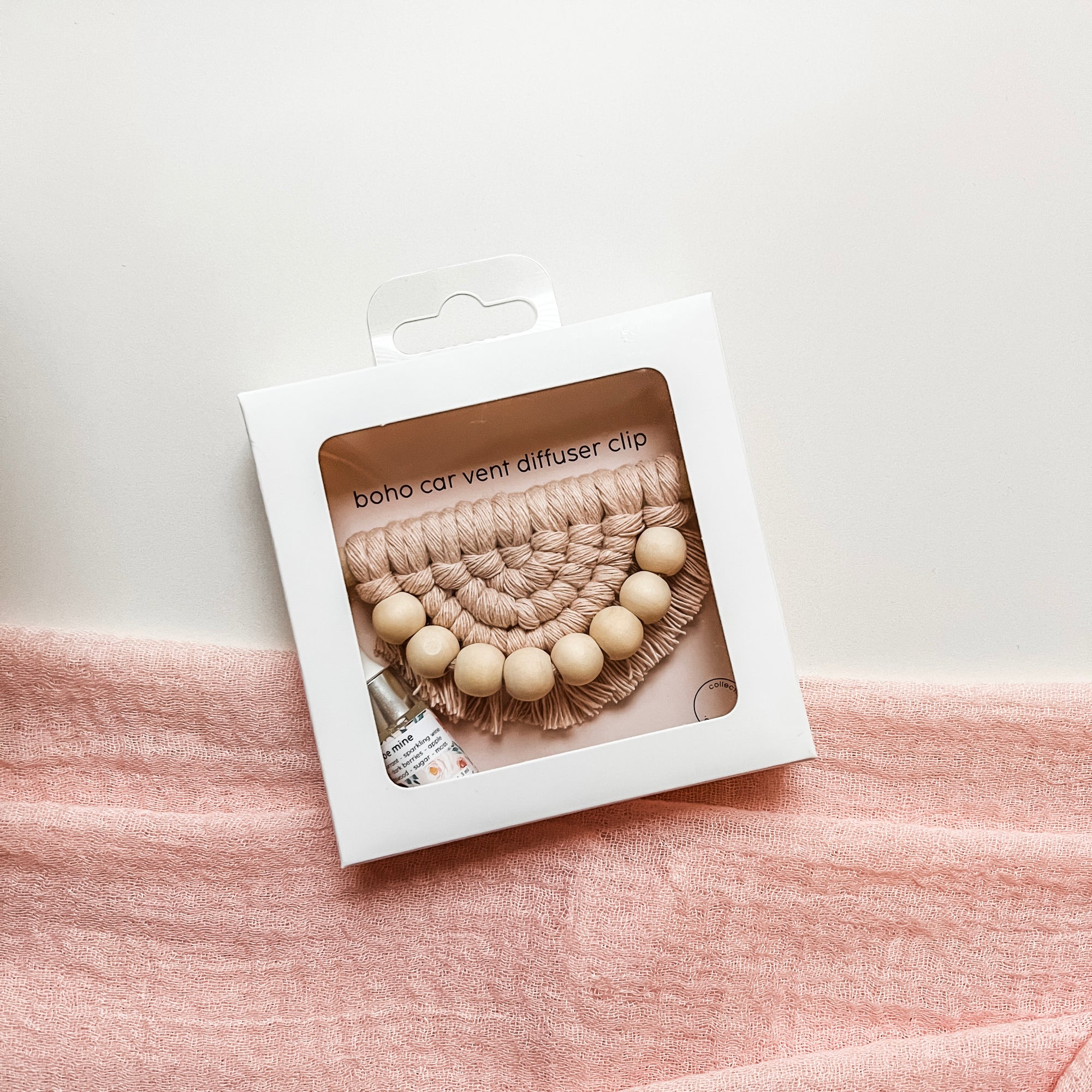 valentine's boho car vent clip diffuser