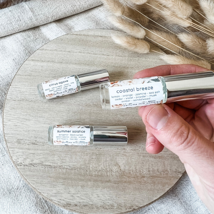 mini summer perfume mist sampler