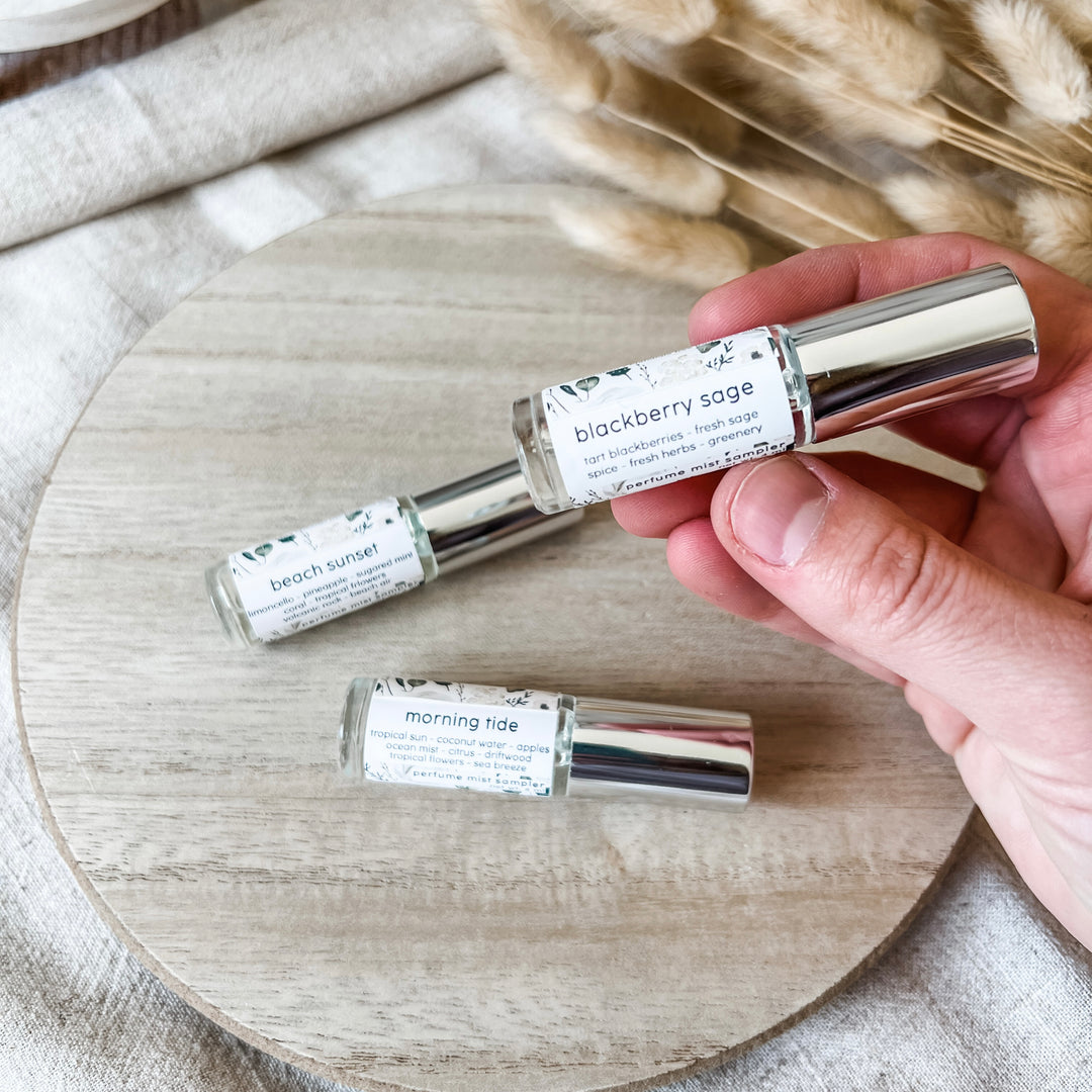 mini spring perfume mist sampler