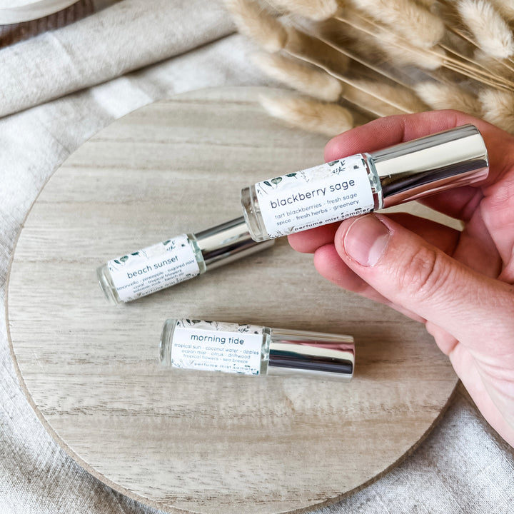 mini spring perfume mist sampler