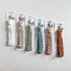 braided macrame wristlet