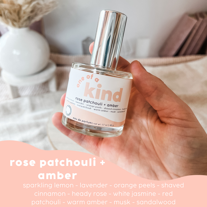 rose patchouli + amber