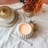 ceramic harvest pumpkin candle