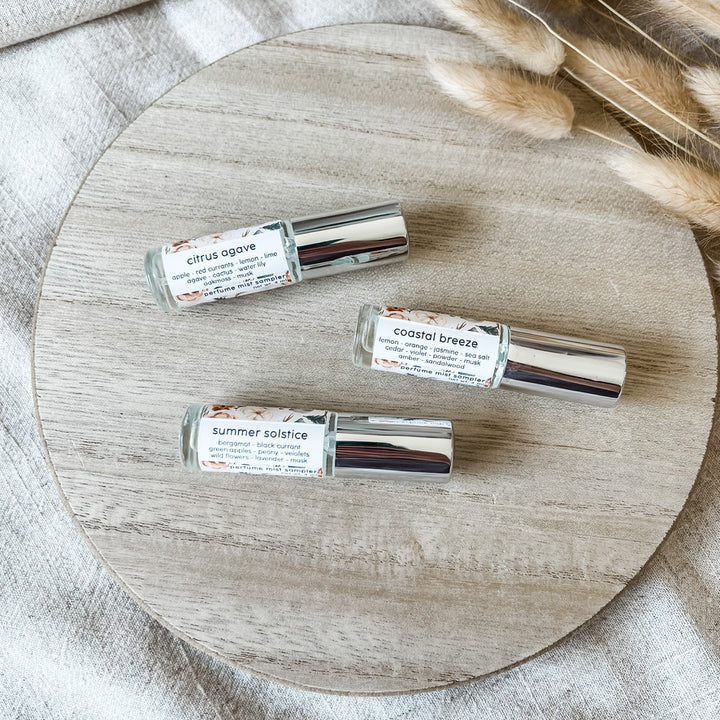 mini summer perfume mist sampler