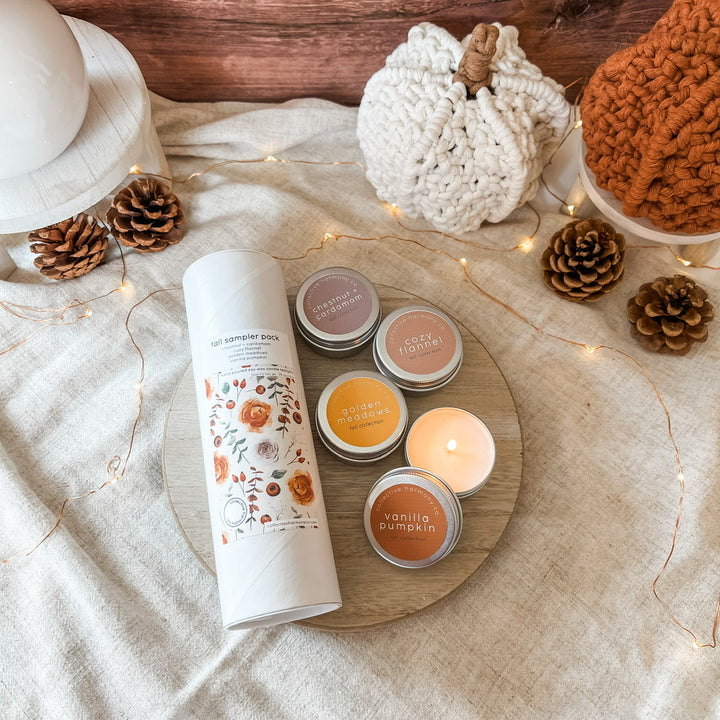 fall candle sample set