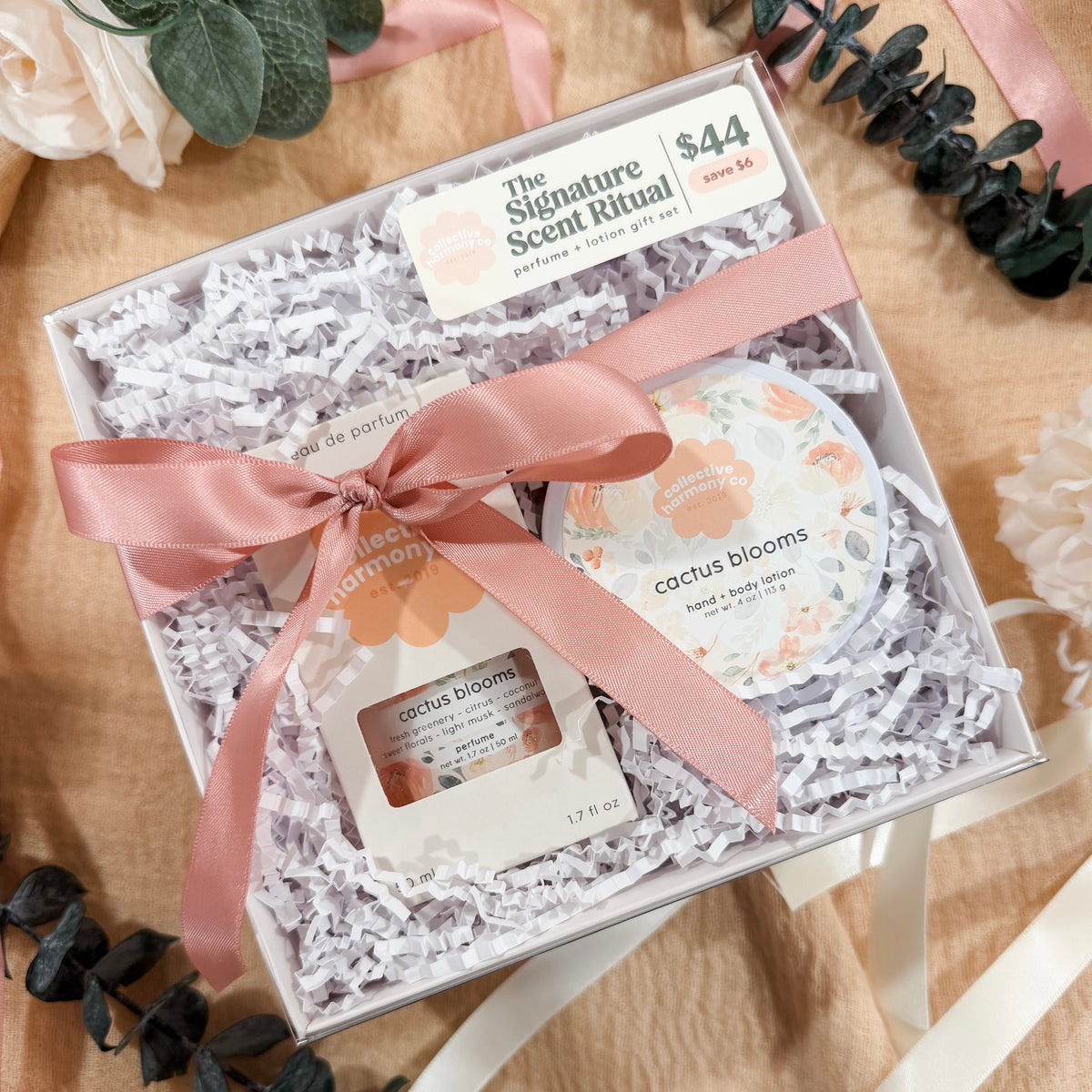Signature scent ritual: cactus blooms