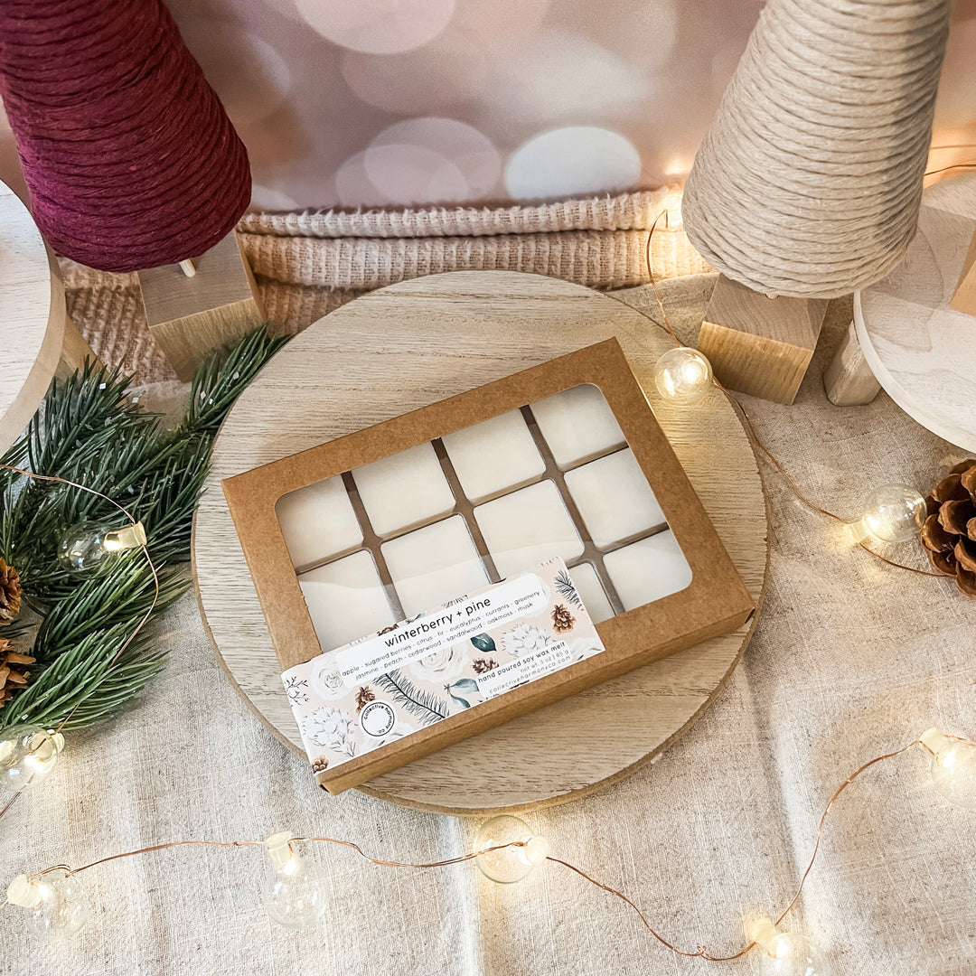 winterberry + pine