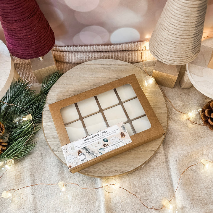 winterberry + pine