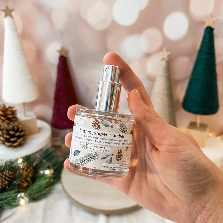 frosted juniper + pine