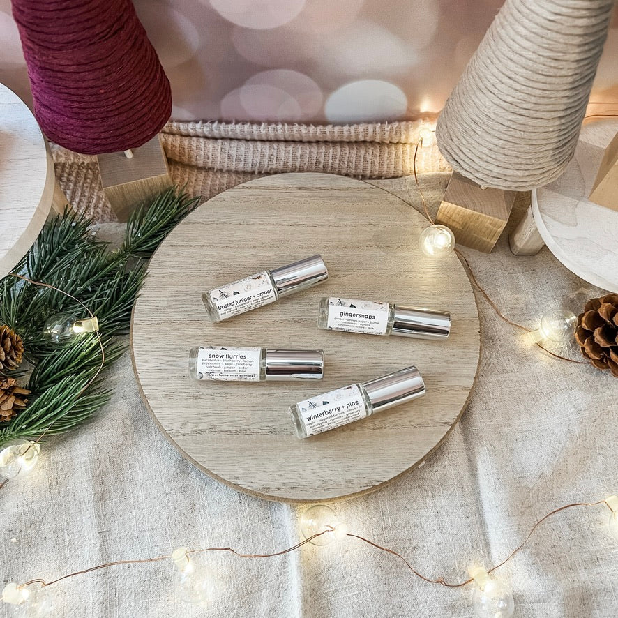 winter perfume mist sampler