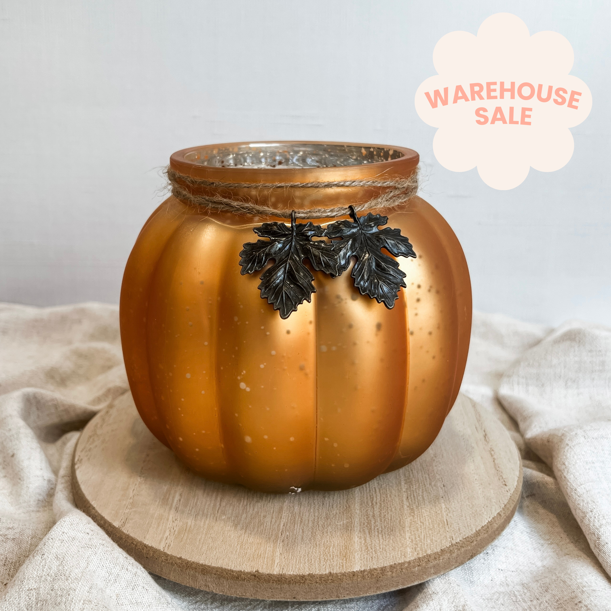 pumpkin planter pot - copper