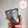 silver candle tin