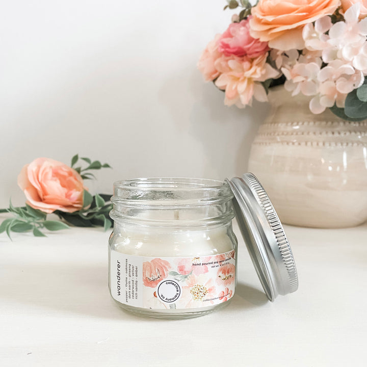 retired core soy candle jar