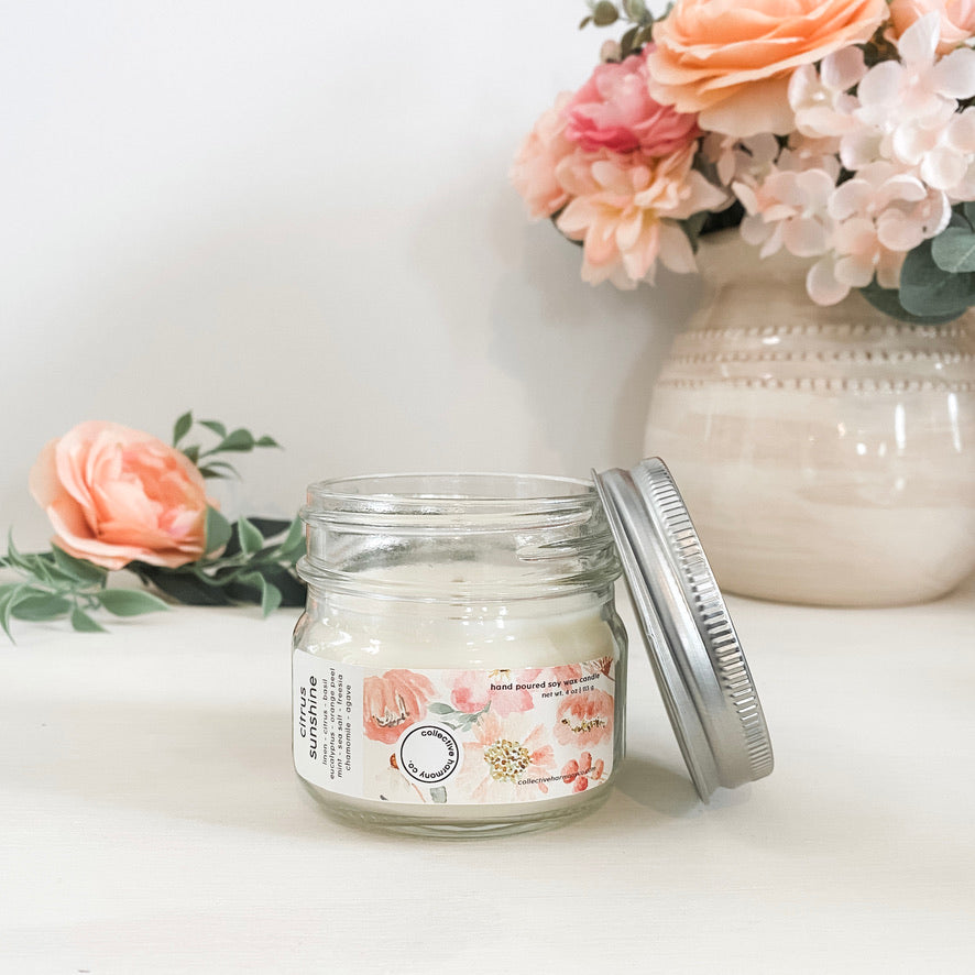 retired core soy candle jar