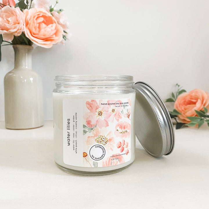 single wick core soy candles