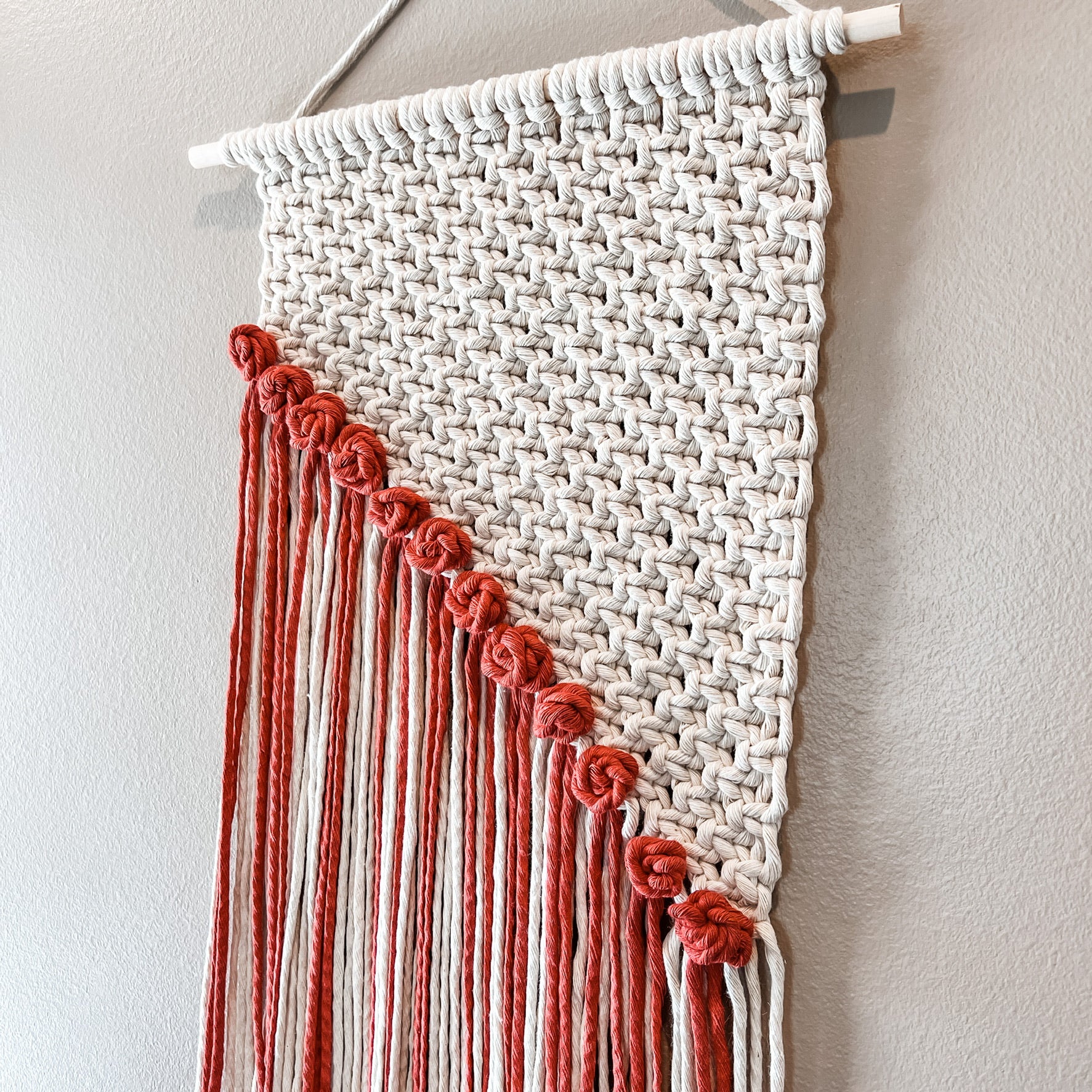 rose petal wall hanging