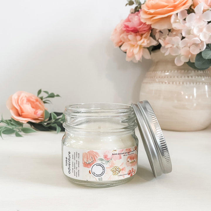 retired core soy candle jar